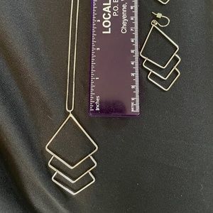 Silpada Sterling Silver Layered Necklace and Earrings